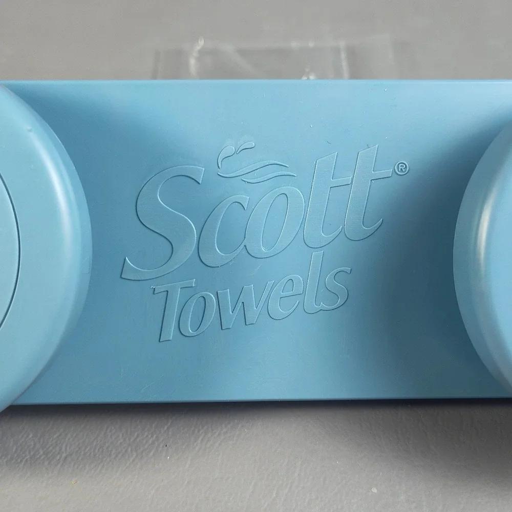 Vintage Scott Paper Towel Holder BLUE All Roll Sizes 1996 MCM